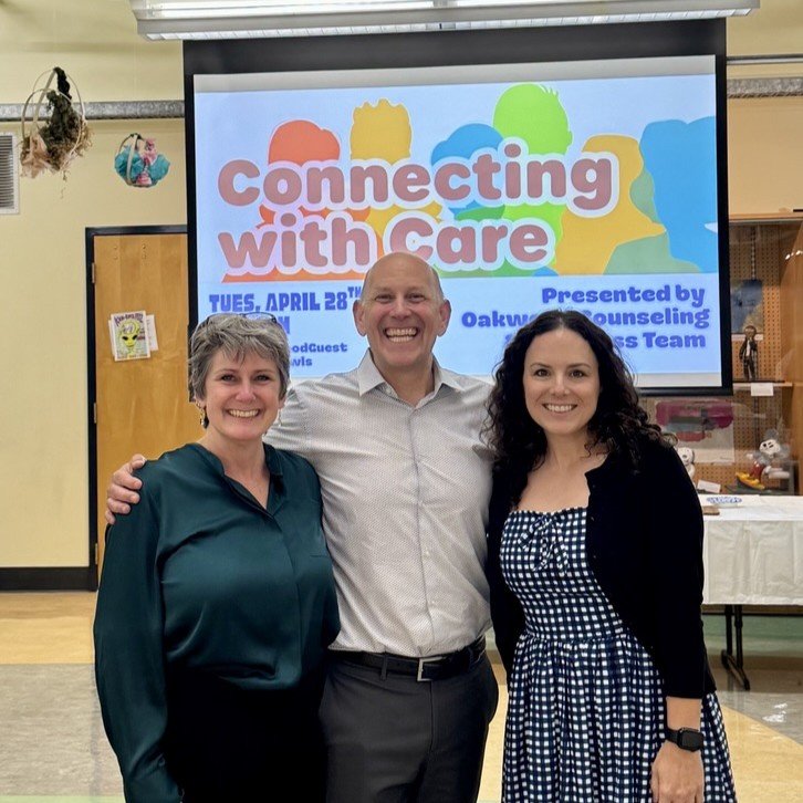 Amy Hayutin Contreras (Owner), Matthew Hayutin (Owner) and Courtney Wittner (Senior Director) at Oakwood's Connecting with Care Symposium